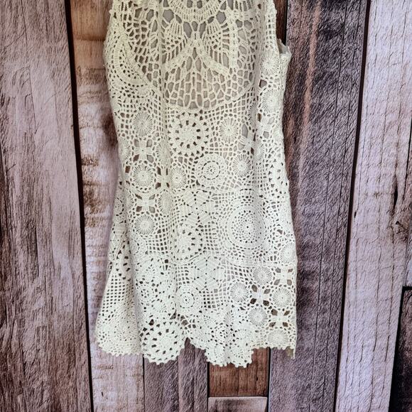 STAUD Dress Mini Whimsy Crochet Timeless Cottagecore Boho Romantic XS/S NWT - Picture 6 of 13